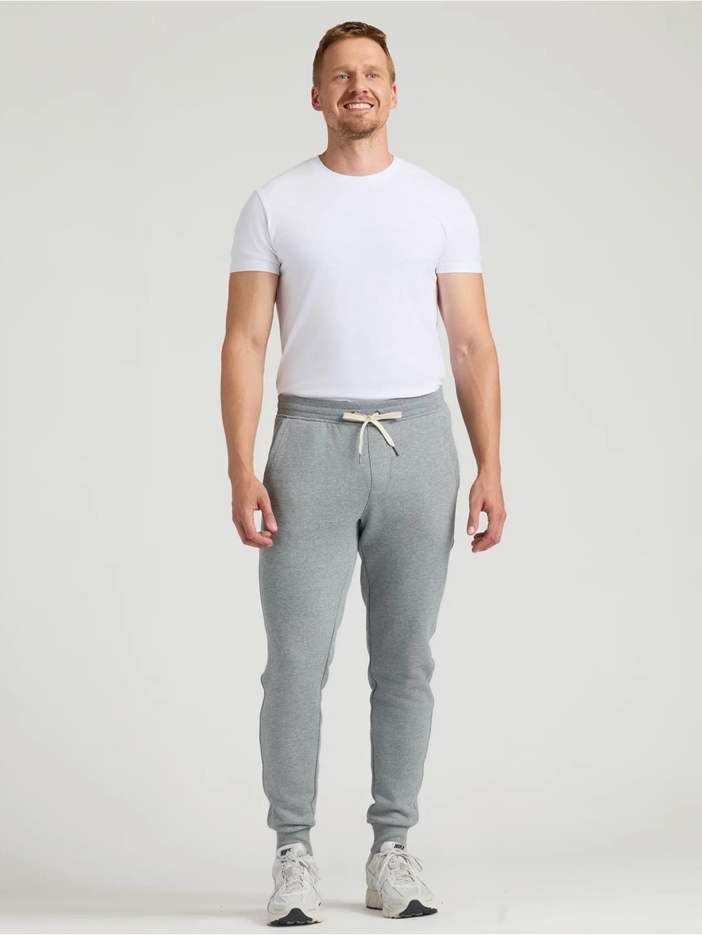 True Classic French Terry Men's Gray Jogger Pants - XXL